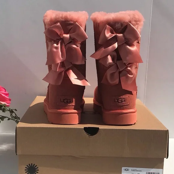 UGG Bailey Bow Satin - Picture 4 of 10